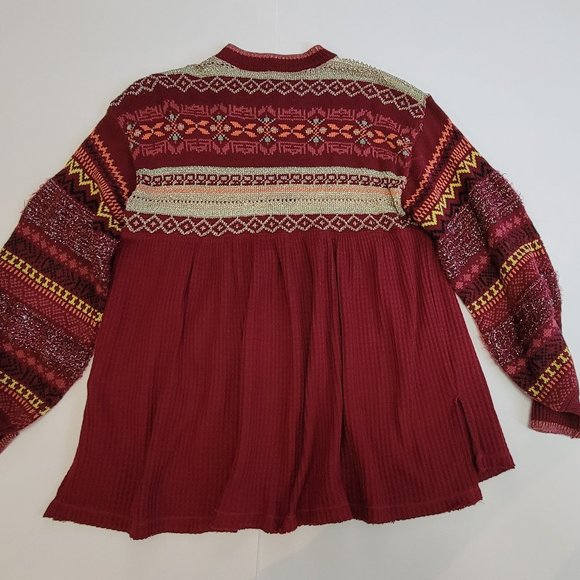 Free People Cabin Fever Sweater Thermal Top - Picture 11 of 14